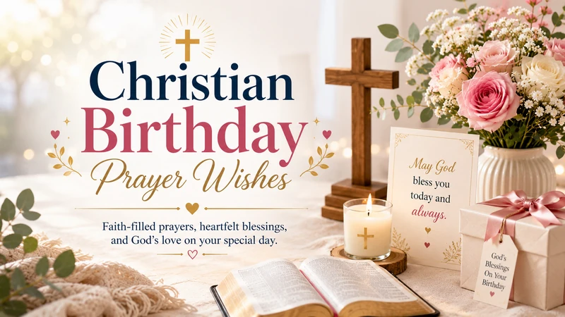 Birthday Prayer Wishes: 200+ Powerful Blessings, Prayers & Christian Messages 2 Christian Birthday Prayer