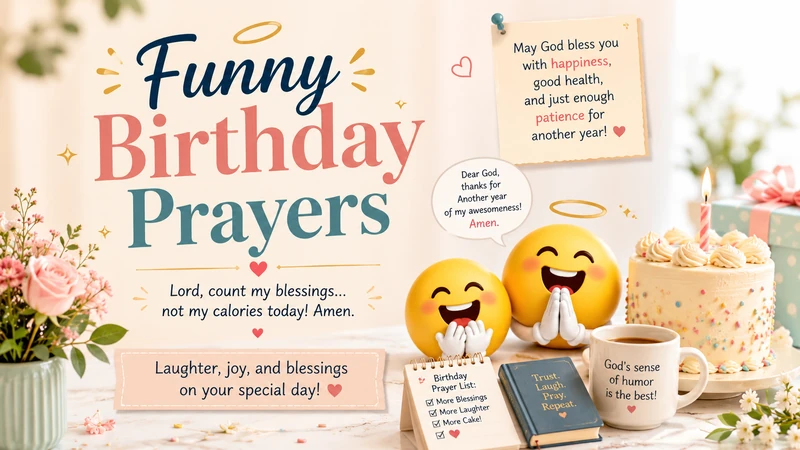 Birthday Prayer Wishes: 200+ Powerful Blessings, Prayers & Christian Messages 3 Funny Birthday