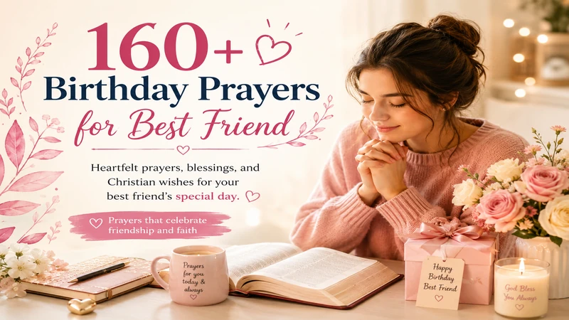 160 + Birthday Prayers for Best Friend