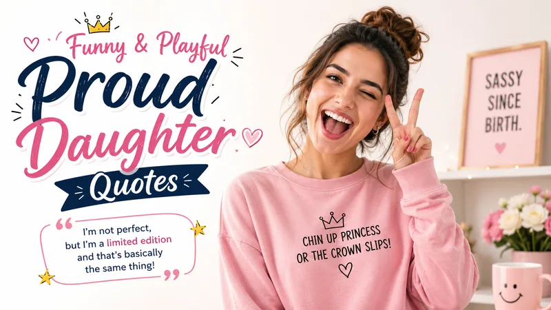 Proud Daughter Quotes: 150+ Heartfelt & Authentic Words to Show Your Pride 3 Funny