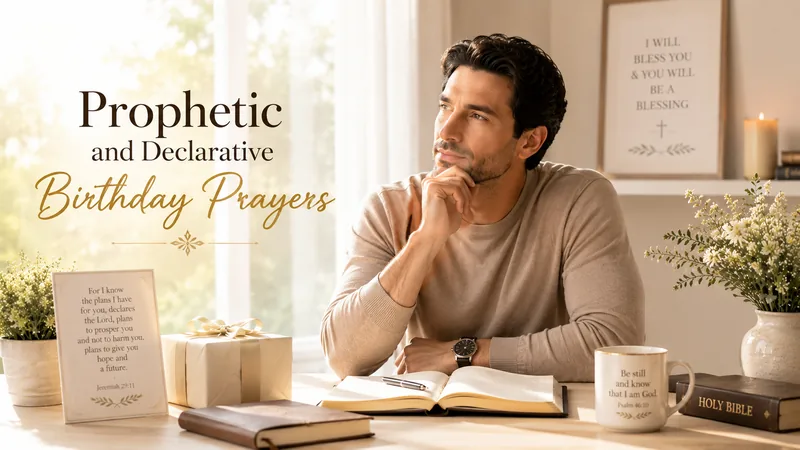 Birthday Prayer for Adults: 50+ Heartfelt Prayers, Bible Verses & Blessings 2 Declarative Birthday prayers