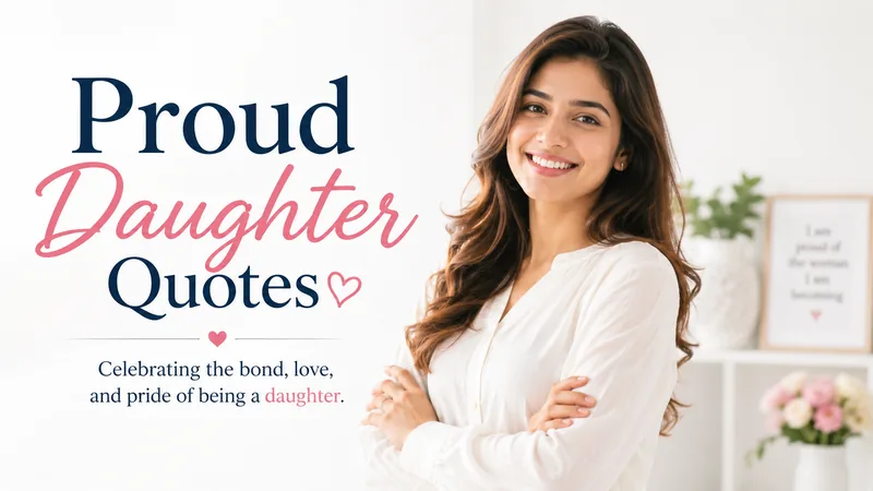 Proud daughter quotes