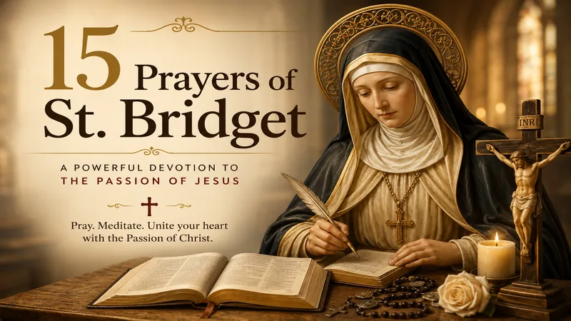 The 15 Prayers of St. Bridget: Full Text, Bible Verses, and the 21 Promises 2 15 Prayers of St. Bridget