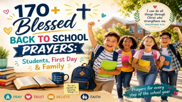 back to school prayers for students