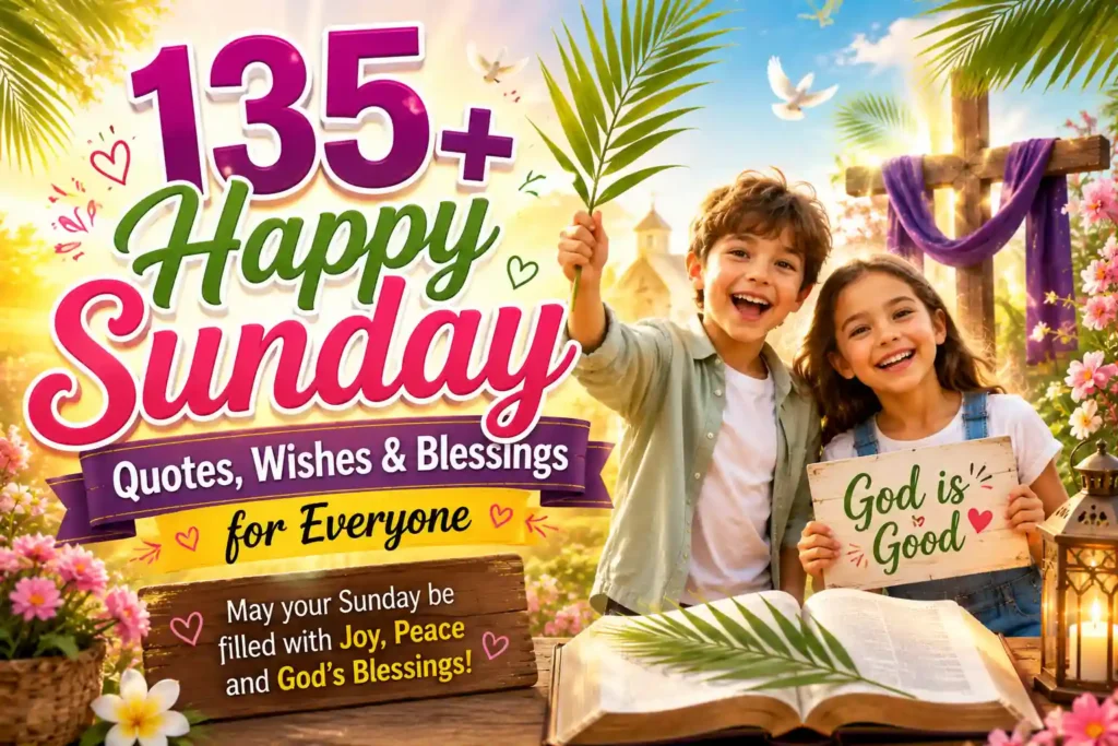 135+ Happy Sunday Quotes, Wishes & Blessings for Everyone 1 Sunday Wishing