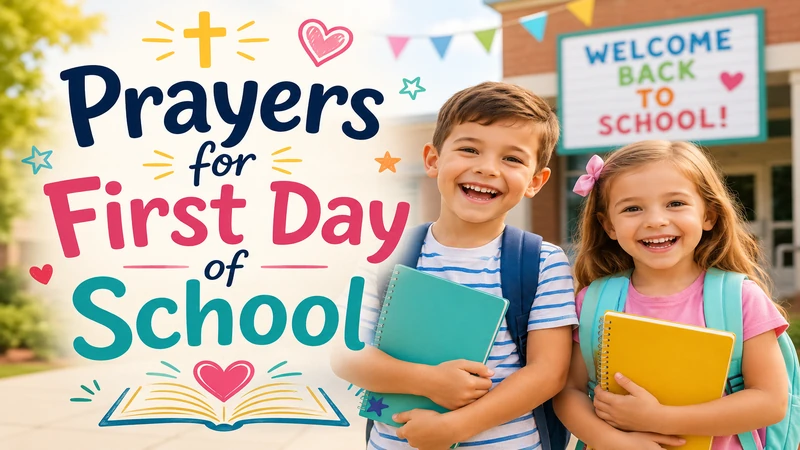 170+ Blessed Back to School Prayers: Students, First Day & Family 2 First day of school
