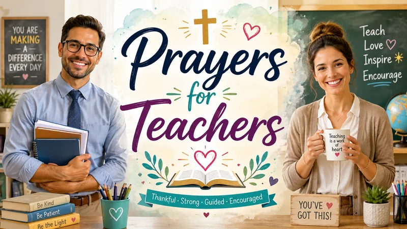 170+ Blessed Back to School Prayers: Students, First Day & Family 3 Prayers for teachers