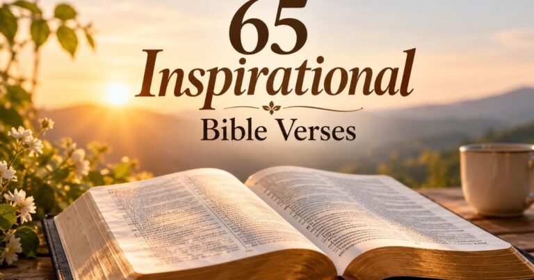 65 inspirational Bible verses for strength, hope and peace (2026)